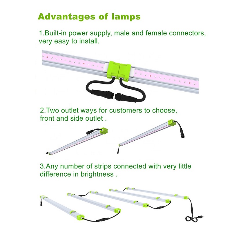 High Performance 60 Watt Linear Led Grow Light for Orchids